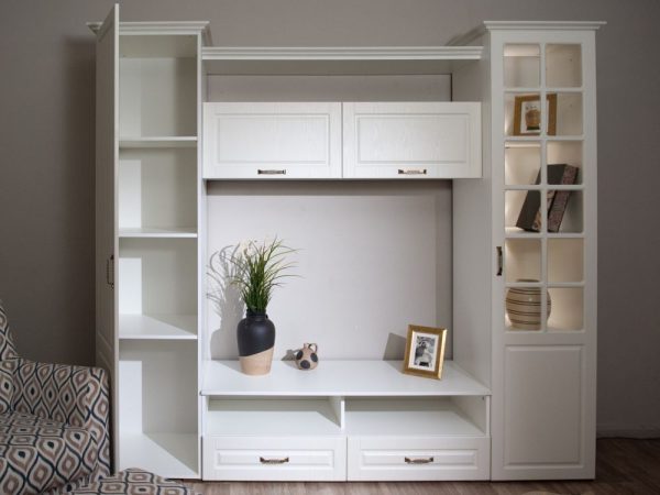 Гостиная «Лацио», Белый/Белое дерево — изображение 3