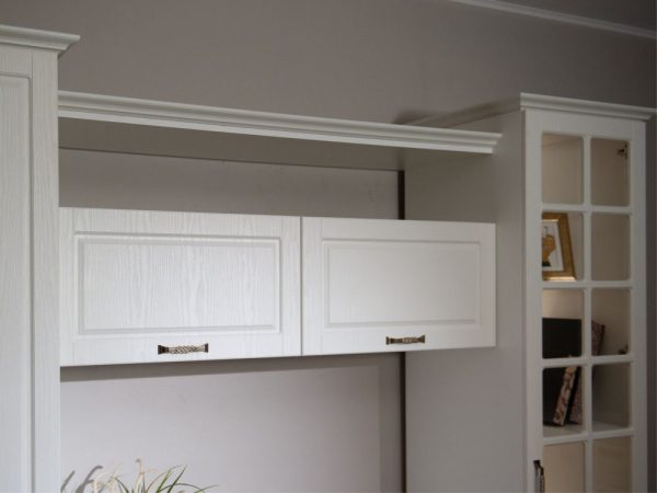 Гостиная «Лацио-1» со шкафом, Белый/Белое дерево — изображение 4