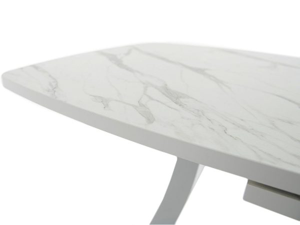 Обеденная группа (Стол Милан ПМ пластик и 4 стула Лофт), белый — изображение 5