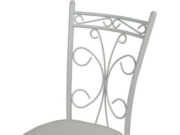 Стул Неаполь ДП2-16, кожзам Линкольн белый, каркас белый матовый — изображение 5