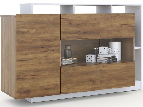 Дуб крафт золотой/белый