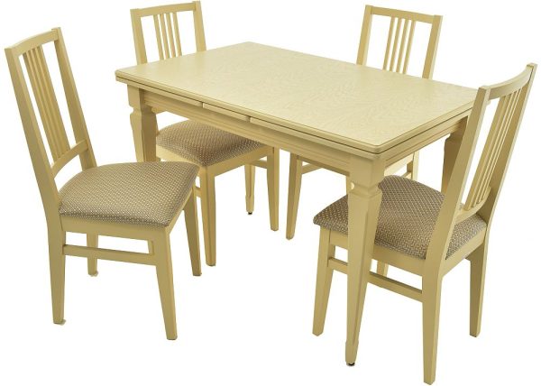 Стол «Греция» 110x70, слоновая кость — изображение 4