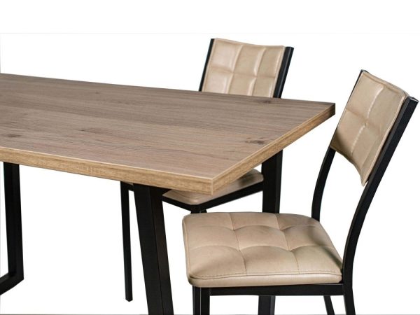 Obedennaya-gruppa-Patika_Dunkan_-Linkoln-bezh_1 Обеденная группа (Стол Патика и 4 стула Дункан), кожзам Линкольн беж — изображение 3
