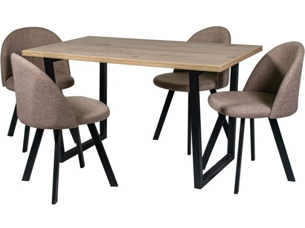 ткань рогожка Кэмел