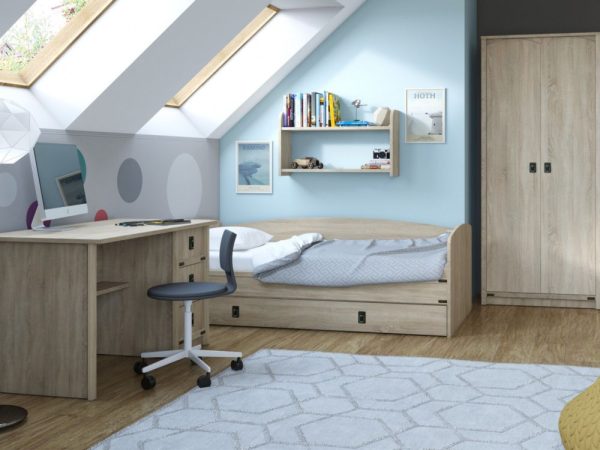 Полка «Валенсия», Дуб сонома — изображение 4