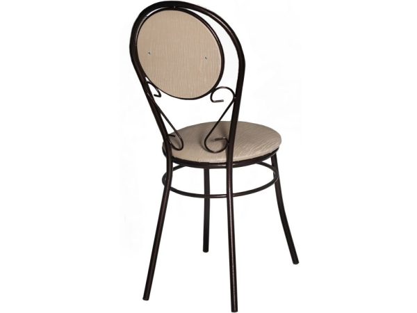 Retro_karkas-arabiskat_bengal-belyy_2 Стул «Ретро» ДП2-23, кожзам Bengal белый, каркас Арабискат — изображение 4