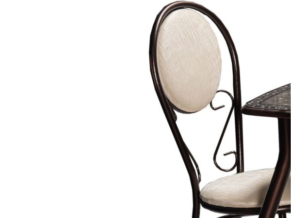 Retro_karkas-arabiskat_bengal-belyy_3 Стул «Ретро» ДП2-23, кожзам Bengal белый, каркас Арабискат — изображение 5