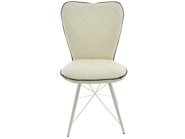 Стул «Риоха» Батлер 08/Нитро блэк, каркас белый — изображение 3