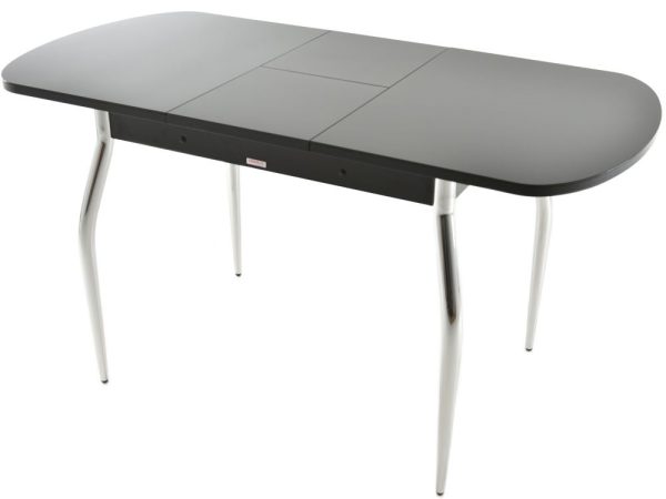 Стол «Ривьера» стекло СВ, черный — изображение 4