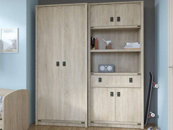 Шкаф «Валенсия» 4д1ящ, Дуб сонома — изображение 5