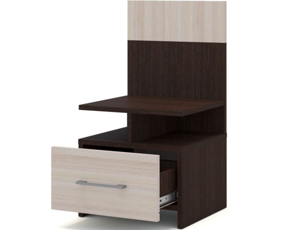 Спальня «Алена» без шкафа, Венге/Дуб молочный — изображение 5