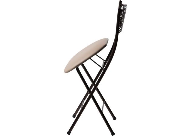 Стул складной Стефани ДП2-04, кожзам Линкольн беж, каркас арабискат — изображение 4