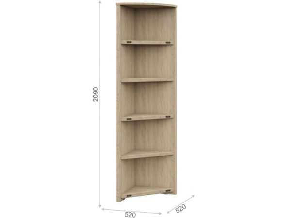 Стеллаж «Валенсия» 520, Дуб сонома — изображение 3