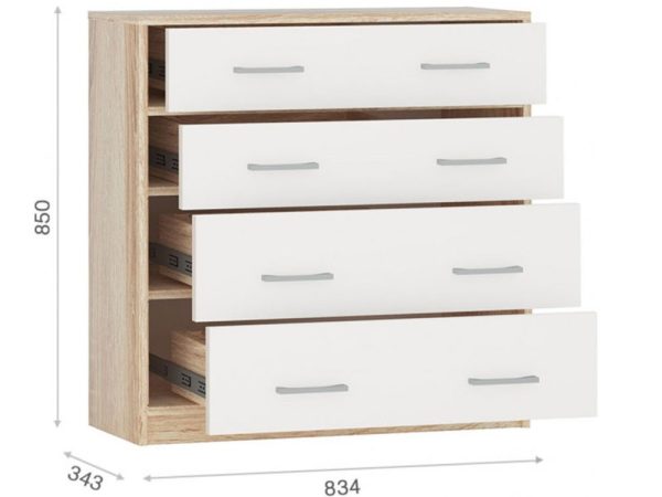 Детская «Стелс», Дуб сонома/белый — изображение 5