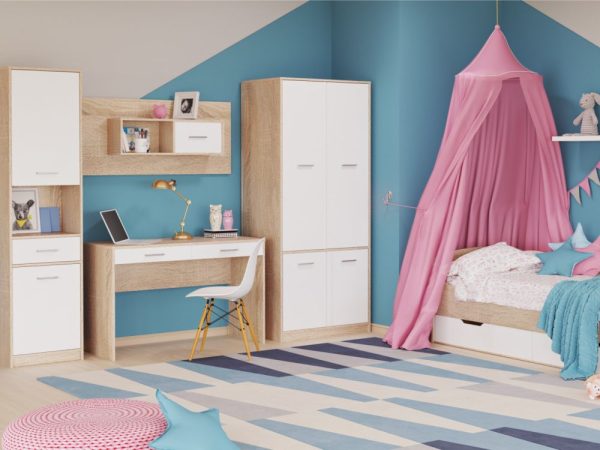 Дуб сонома/белый