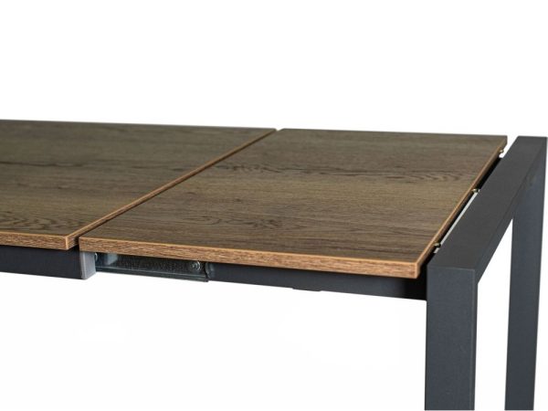 Стол М91 «Кастел» ДП1-01-02 1200(1600)*700 ЛДСП «Галифакс»/«Графит» — изображение 5