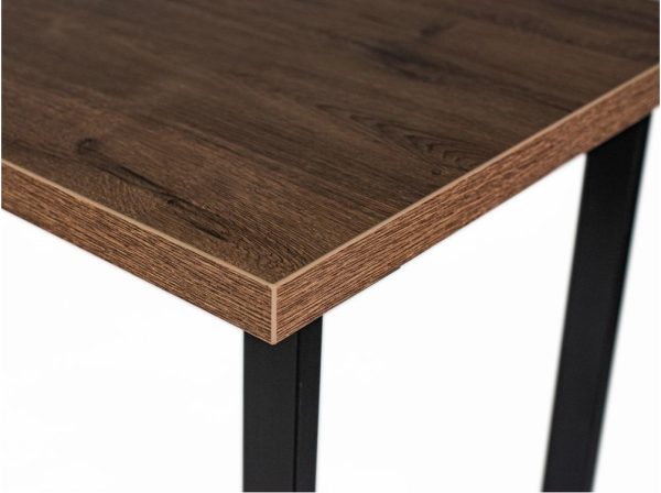 Стол-консоль барный М94 ДП1-02-04 ЛДСП «Велингтон», Каркас черный матовый — изображение 5