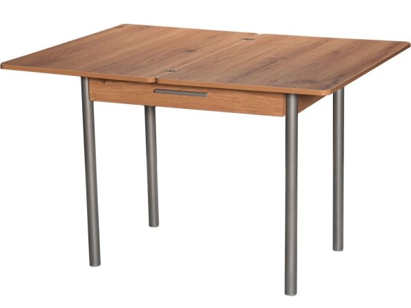 Стол М20 ДП1-02-05 900(1200)*600, ЛДСП:Дуб горный, Н/стола (Металлик) — изображение 4