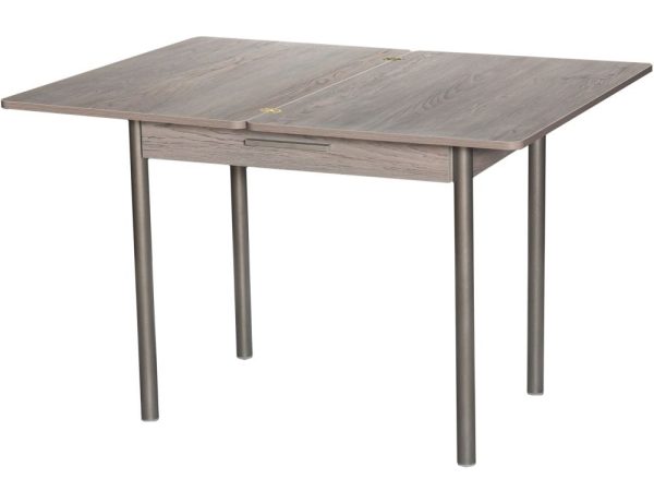 Стол М20 ДП1-02-05 900(1200)*600, ЛДСП:Дуб Навара, Н/стола (Металлик) — изображение 4