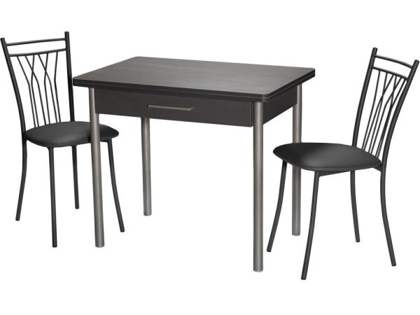 Стол М20 ДП1-02-05 900(1200)*600, ЛДСП:Графит, Н/стола (Графит) — изображение 5