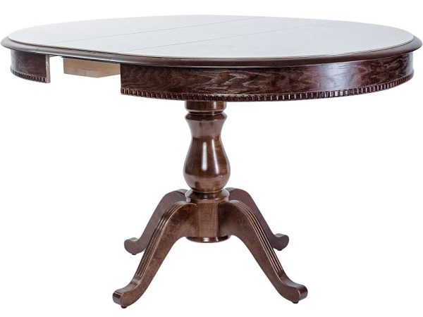 Обеденная группа (Стол Фабрицио-1 Glass и 4 стула Соло Венский жесткий), орех темный — изображение 3