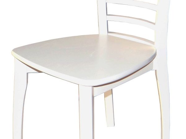 Стул «Бурбон» жесткий, эмаль белая — изображение 3