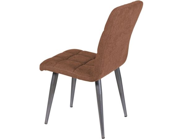 Стул ДП2-17 «Даллас», ткань «Канди Мокко», каркас металлик — изображение 4