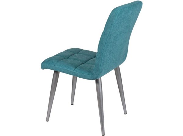 Стул ДП2-17 «Даллас», ткань «Канди Аквамарин», каркас металлик — изображение 4