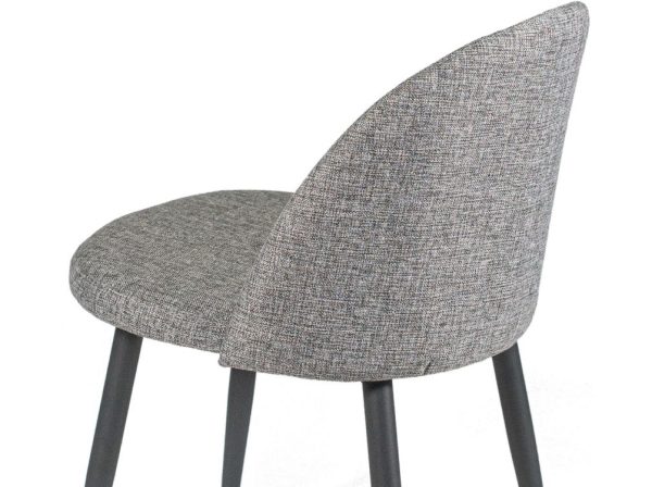 Стул ДП2-17 «Делтон», рогожка «Графит», каркас графит — изображение 5