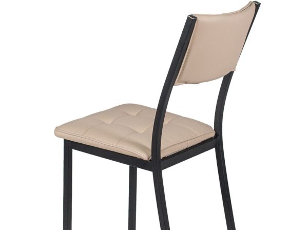 Стул Дункан ДП2-20, Линкольн беж, каркас черный матовый — изображение 5