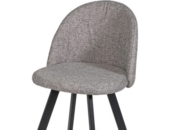 Стул ДП2-25 «Спайдер», рогожка «Графит», каркас черный матовый — изображение 5