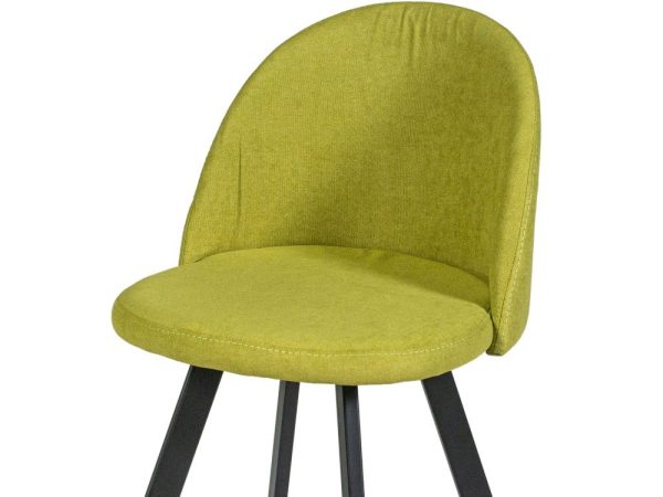Стул ДП2-25 «Спайдер», ткань «Канди Олива», каркас черный матовый — изображение 5