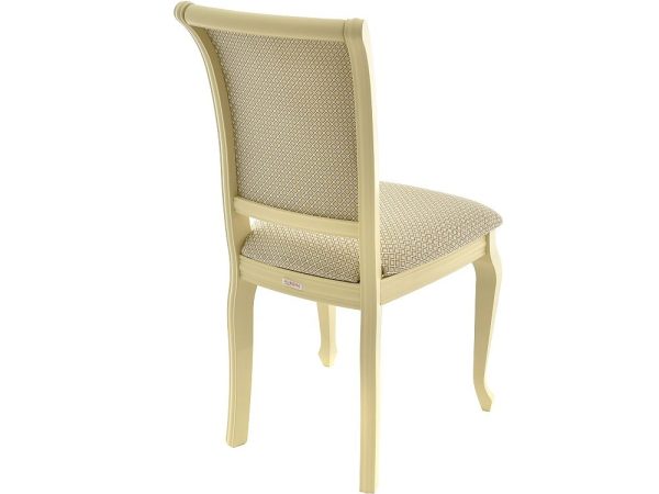 Обеденная группа (Стол Фабрицио-2 овал и 6 стульев Кабриоль), слоновая кость — изображение 5