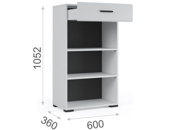 Прихожая «Йорк» угловая, Белый/белый глянец — изображение 5