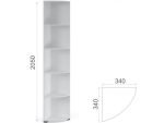 Стеллаж «Йорк» 34, Белый — изображение 3