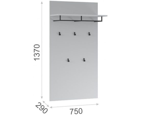 Вешалка «Йорк», Белый — изображение 3