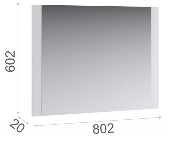 Зеркало «Йорк» 80, Белый — изображение 3