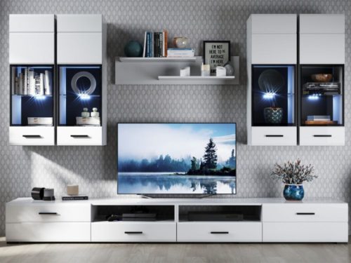 Стенка «Йорк» с витринами