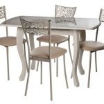 Обеденная группа (Стол Альба мини и 4 стула Эрго)