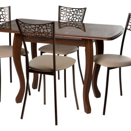 Обеденная группа (Стол Альба мини и 4 стула Кемпер)