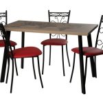 Обеденная группа (Стол Бремор и 4 стула Неаполь)