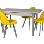 Обеденная группа (Стол Денвер и 4 стула Спайдер)