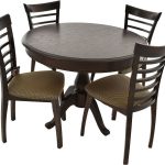 Обеденная группа (Стол Фабрицио-1 D100 и 4 стула Бурбон)