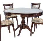 Обеденная группа (Стол Фабрицио-1 Glass и 4 стула Тулон)