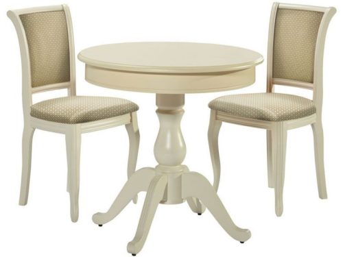 Обеденная группа (Стол Фабрицио-1 и 2 стула Кабриоль)