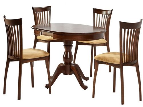 Обеденная группа (Стол Фабрицио-1 и 4 стула Тулон)