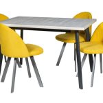 Обеденная группа (Стол Каспер и 4 стула Спайдер)