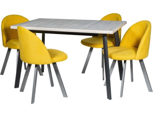 Обеденная группа (Стол Каспер и 4 стула Спайдер)