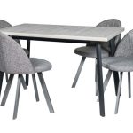 Обеденная группа (Стол Каспер и 4 стула Спайдер)