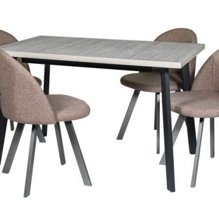 Обеденная группа (Стол Каспер и 4 стула Спайдер)